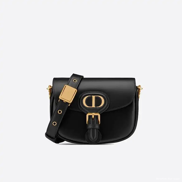 Dior Box Bag Bobby Small Black Calfskin 0504 Luxury